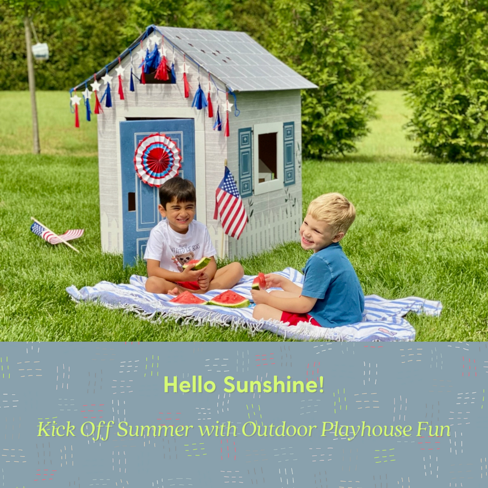 Hello Sunshine: Kick Off the Summer with Outdoor Playhouse Fun!