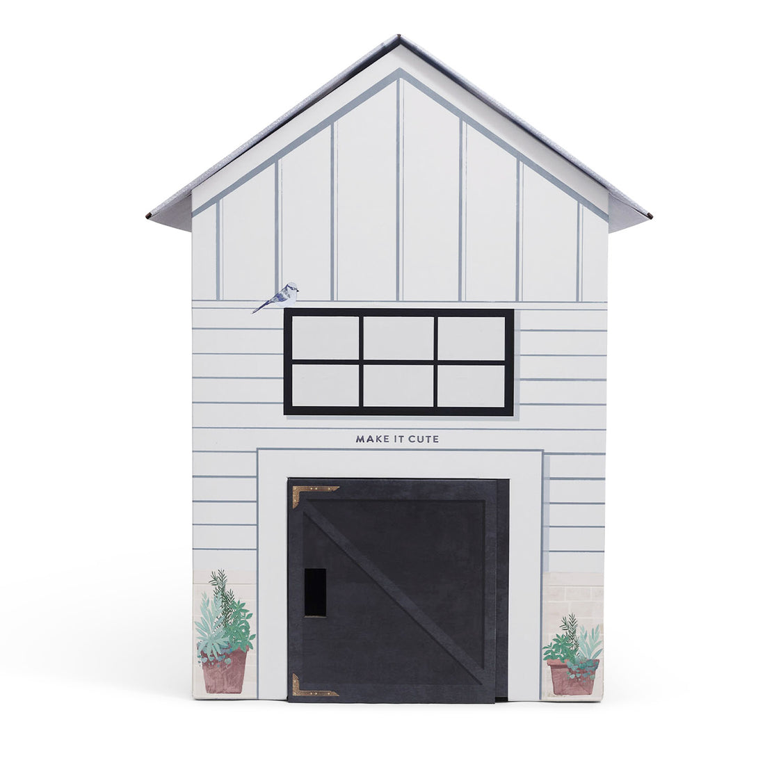 Modern Farmhouse Playhouse for Kids Durable, Foldable, PlasticFree