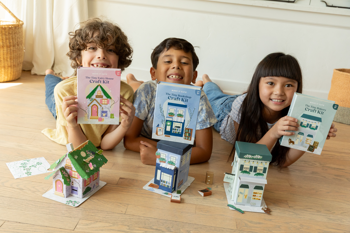 Three Tiny House craft kits