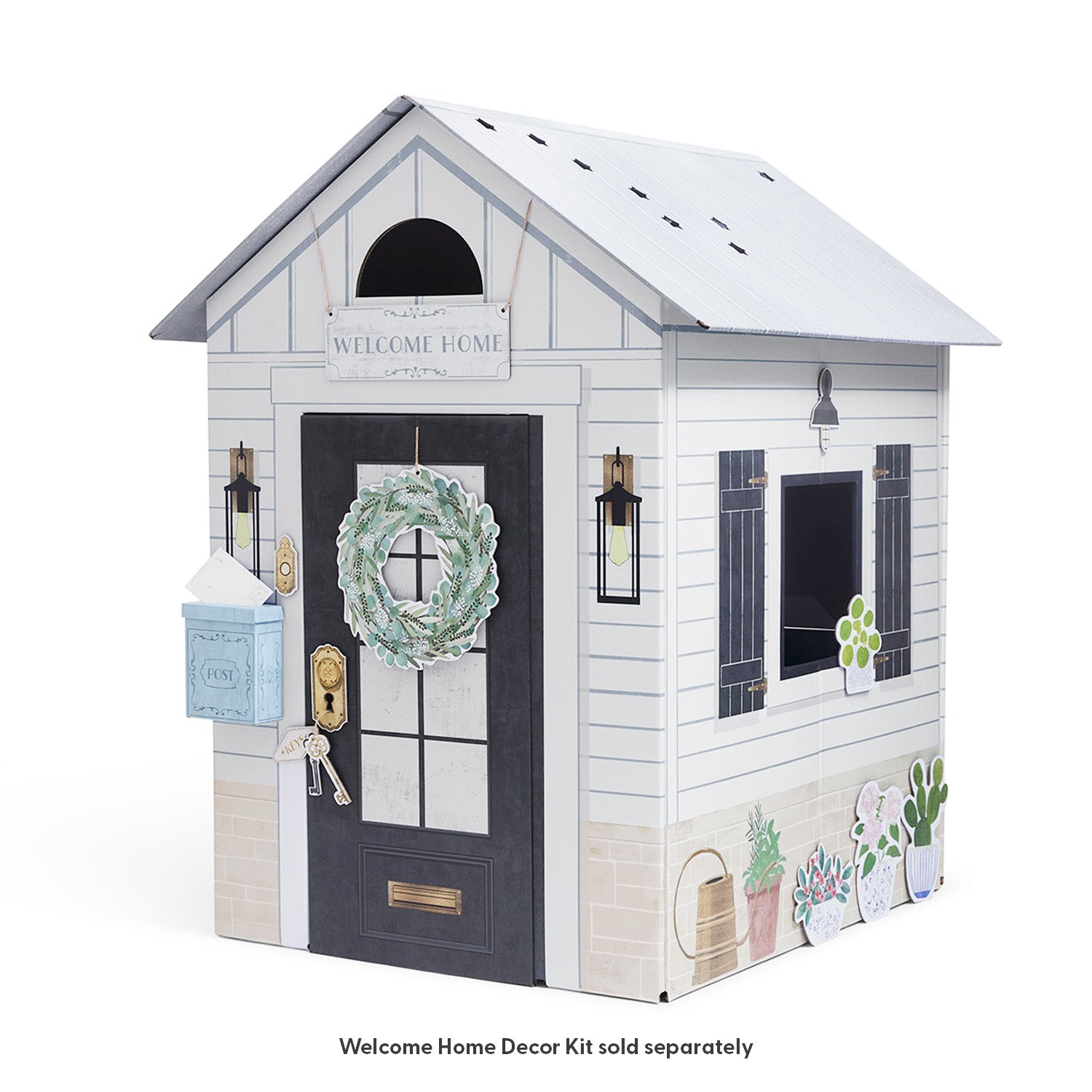 Modern Farmhouse Playhouse for Kids Durable, Foldable, PlasticFree