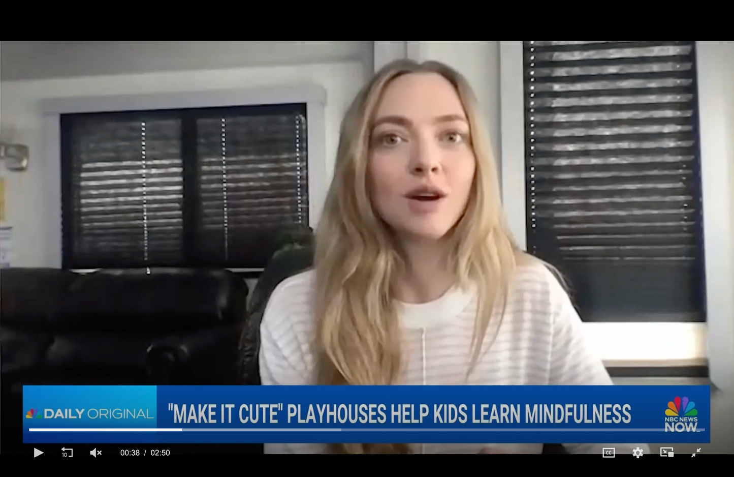 Amanda Seyfried's playhouses teach kids mindfulness in her hometown