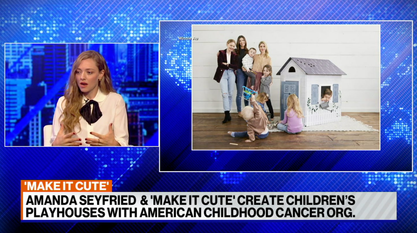 'Make it Cute' co-founder Amanda Seyfried recognizes Cancer Awareness Month